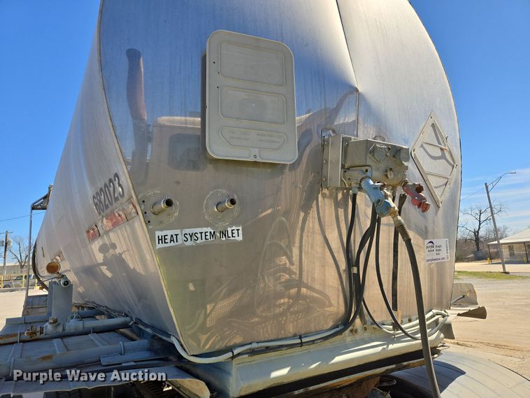 image for item DW8513 1987 Sunshine Stainless Tank & Equipment tank trailer