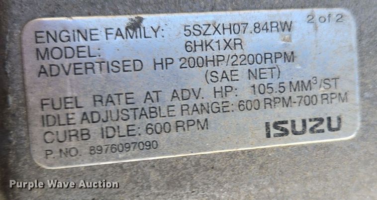 image for item ED4000 2006 Isuzu FTR box truck