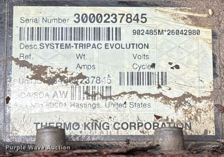 image for item ED5561 2015 Mack CXU613 semi truck