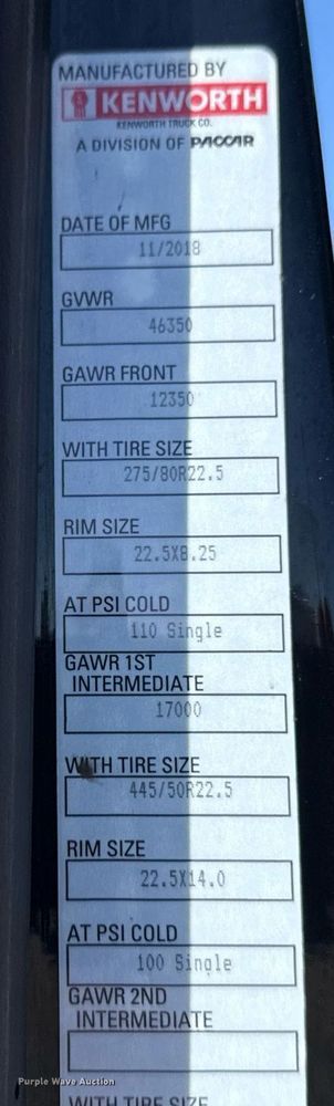 image for item EG2623 2019 Kenworth T680 semi truck