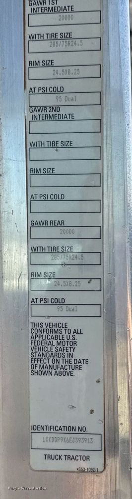 image for item EG2652 2014 Kenworth T800 semi truck