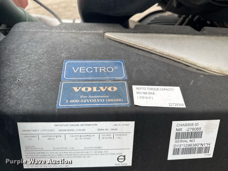 image for item EG6284 2021 Volvo VN semi truck