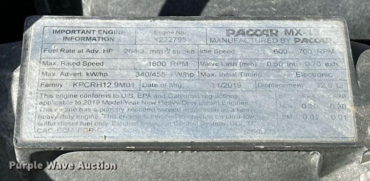 image for item EK0576 2020 Kenworth T680 semi truck