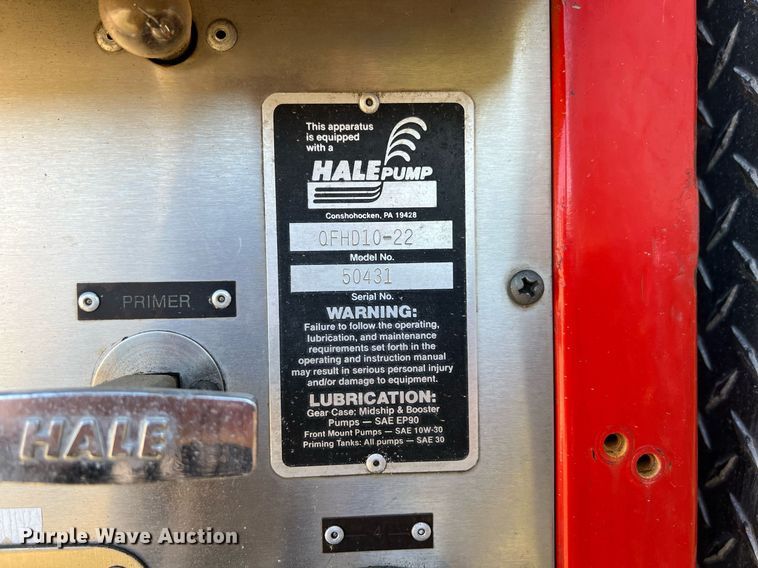 image for item EL5721 1985 Mack R688FCS pumper fire truck