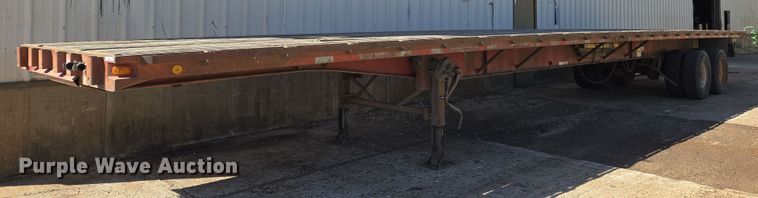 image for item EN8751 1995 Trailmobile flatbed trailer