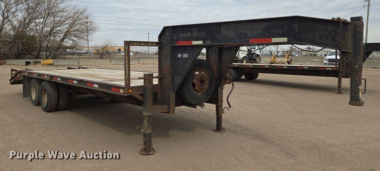 image for item EN8787 1995 Fannin Fabrication Equipment trailer