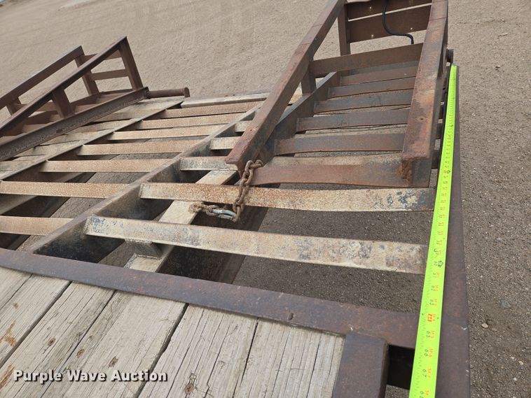 image for item EN8787 1995 Fannin Fabrication Equipment trailer