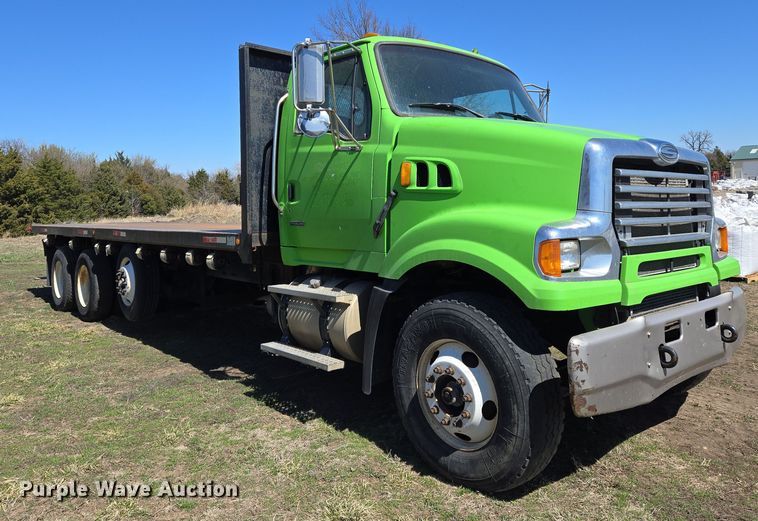 image for item EN8818 2008 Sterling L-Line flatbed truck