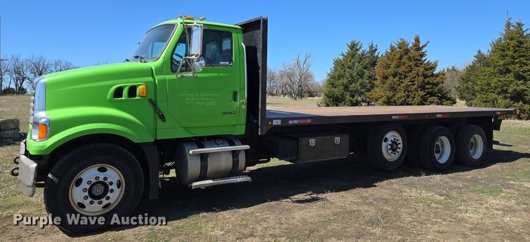 image for item EN8818 2008 Sterling L-Line flatbed truck