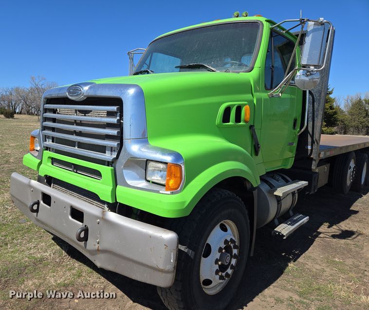 image for item EN8818 2008 Sterling L-Line flatbed truck