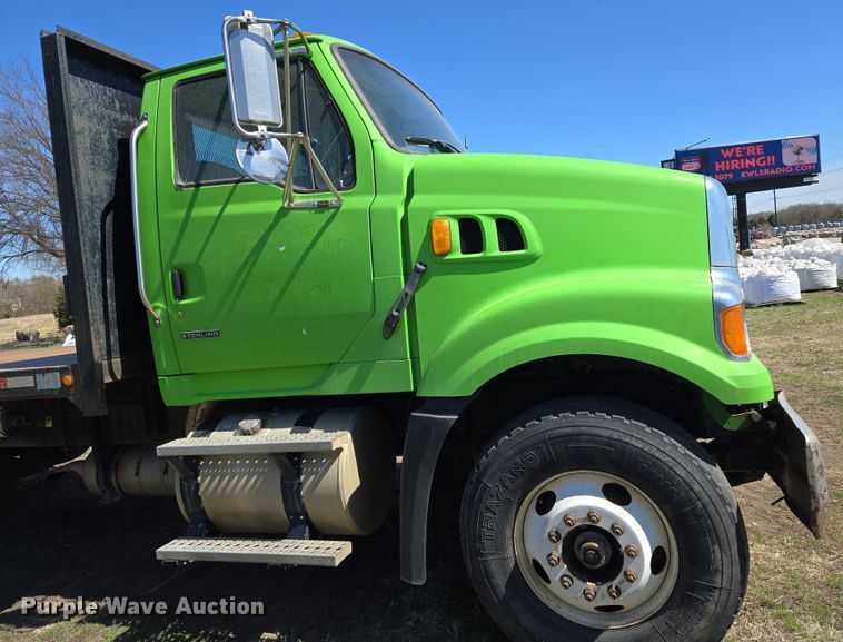 image for item EN8818 2008 Sterling L-Line flatbed truck