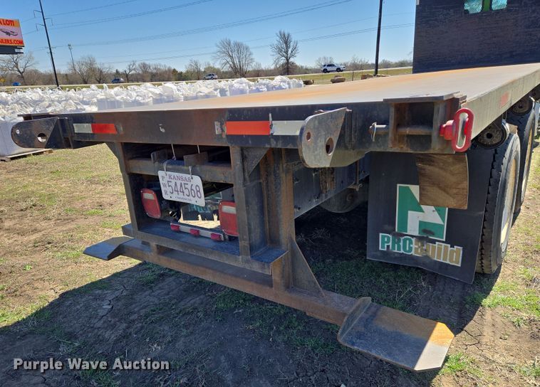 image for item EN8818 2008 Sterling L-Line flatbed truck