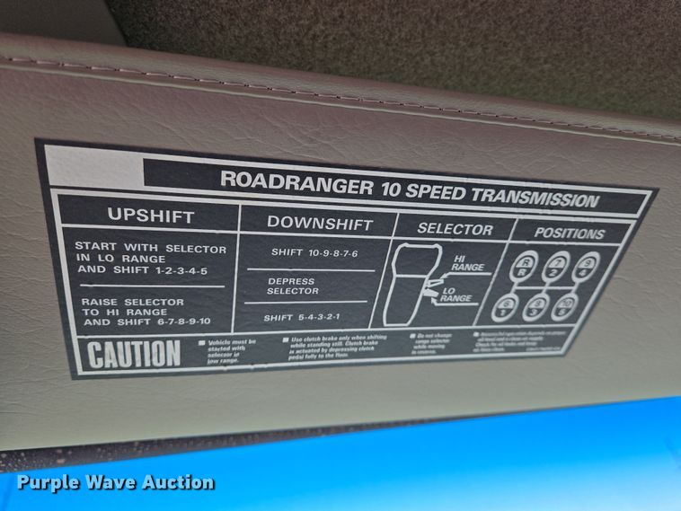 image for item EN8818 2008 Sterling L-Line flatbed truck