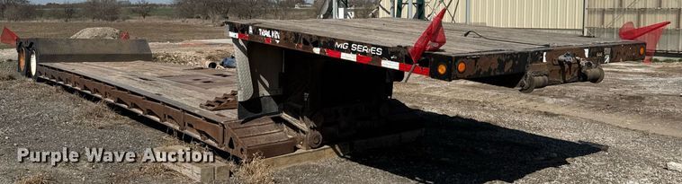 image for item EQ1194 2003 Trail King TK60MG-482 lowboy equipment trailer