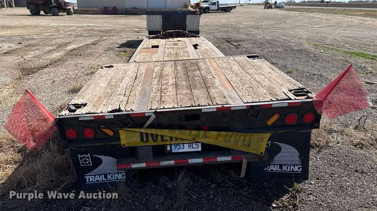 image for item EQ1194 2003 Trail King TK60MG-482 lowboy equipment trailer