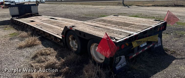 image for item EQ1194 2003 Trail King TK60MG-482 lowboy equipment trailer