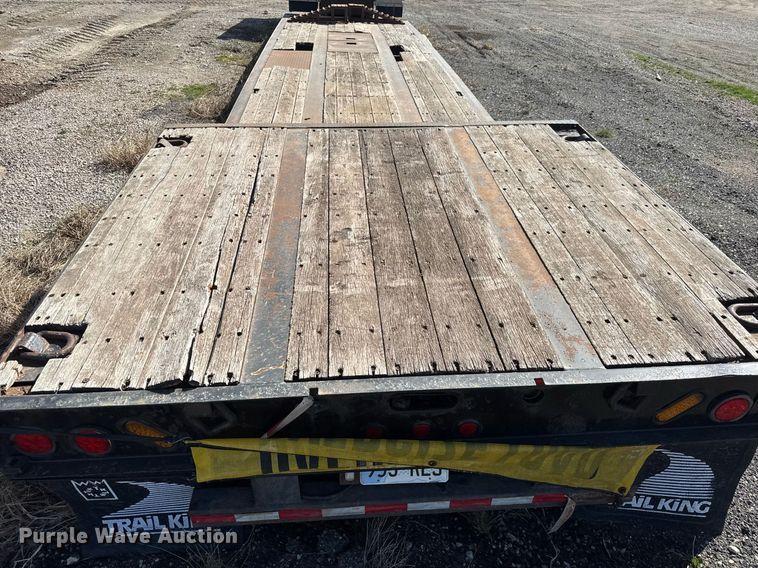 image for item EQ1194 2003 Trail King TK60MG-482 lowboy equipment trailer