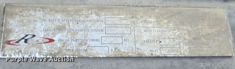 image for item EQ6848 2005 Mack Granite CV713 roll-off container truck