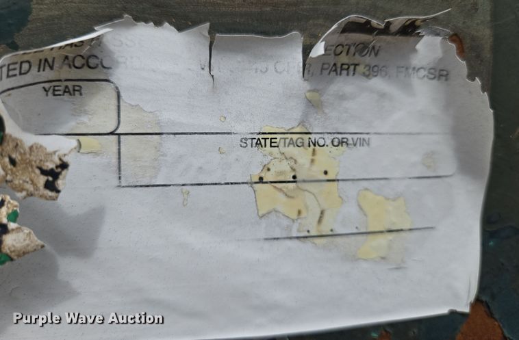 image for item EQ6896 1974 Flatbed trailer