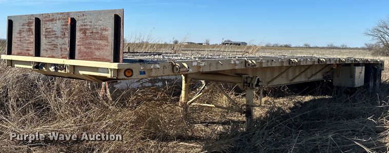image for item ER1059 1987 Alloy flatbed trailer
