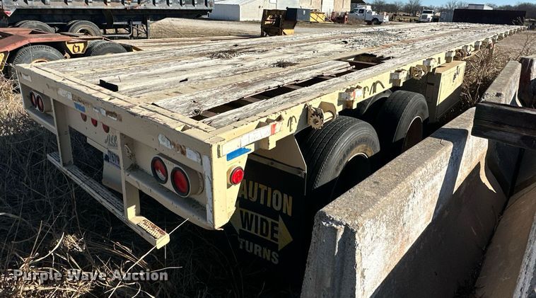 image for item ER1059 1987 Alloy flatbed trailer
