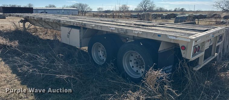 image for item ER1059 1987 Alloy flatbed trailer