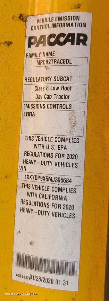 image for item NG9417 2021 Kenworth T680 semi truck