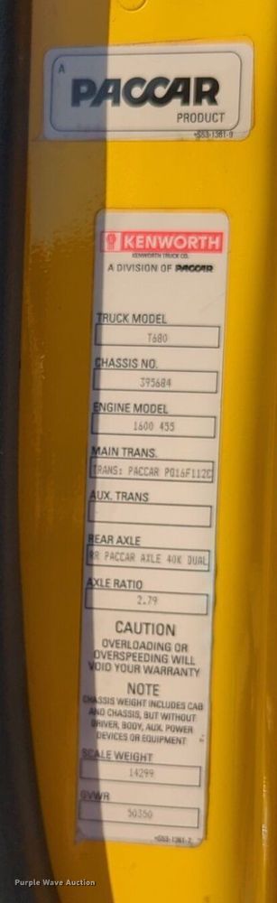 image for item NG9417 2021 Kenworth T680 semi truck