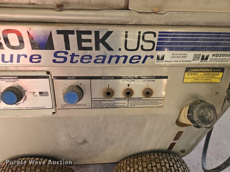 image for item DT7647 Hydrogen Tek HD20004E2G hot pressure washer