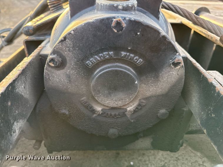 image for item ED4038 2006 Trail eze tilt deck equipment trailer