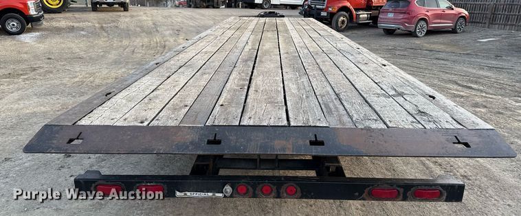 image for item ED4038 2006 Trail eze tilt deck equipment trailer