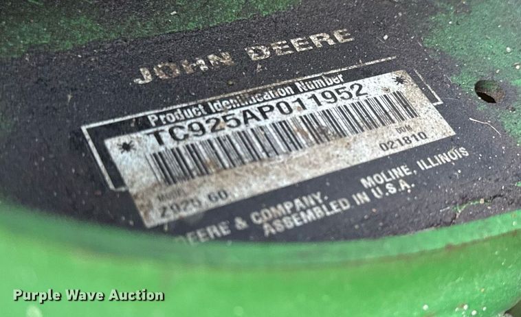 image for item ED4056 2010 John Deere Z925A ZTR lawn mower