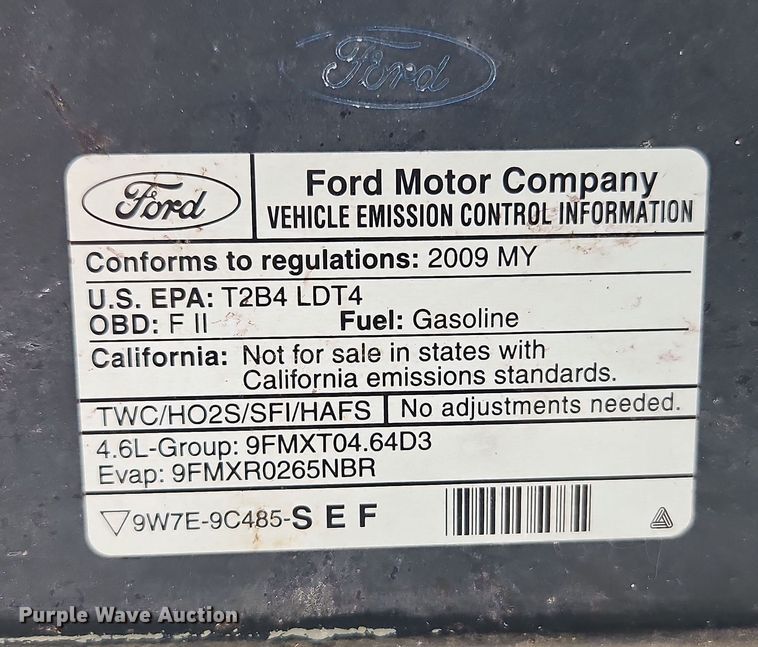 image for item EI8878 2009 Ford F150 XL pickup truck