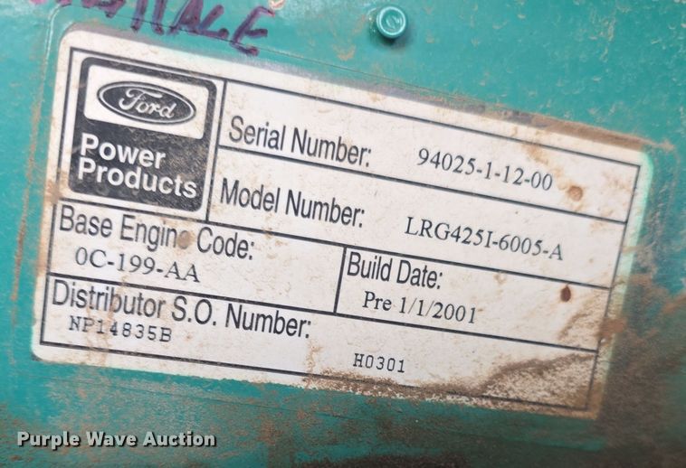 image for item EK5063 Onan generator
