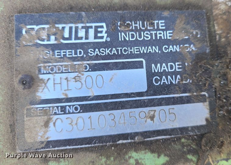image for item EN8713 2007 Schulte XH1500 batwing rotary mower