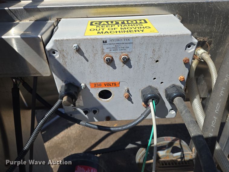 image for item EN8742 2015 Hydrotek hot pressure washer