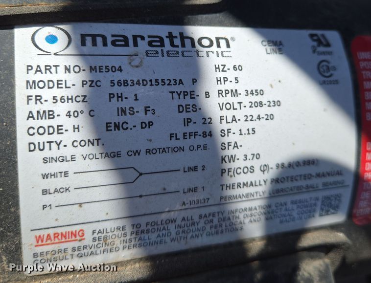 image for item EN8742 2015 Hydrotek hot pressure washer