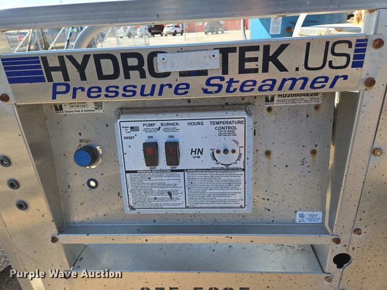 image for item EN8743 2015 Hydrotek HN20004E2G hot pressure washer