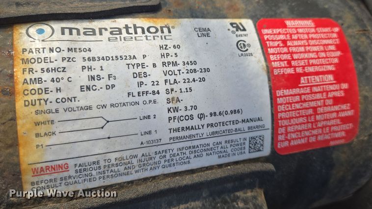 image for item EN8743 2015 Hydrotek HN20004E2G hot pressure washer