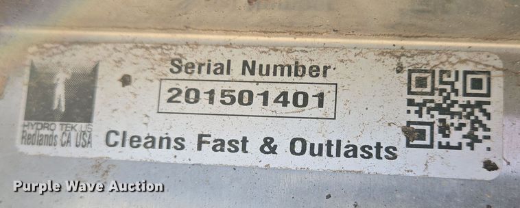 image for item EN8743 2015 Hydrotek HN20004E2G hot pressure washer