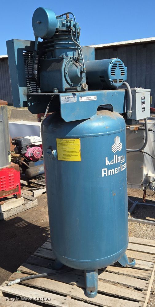 image for item EN8744 Kellogg American 335TV air compressor