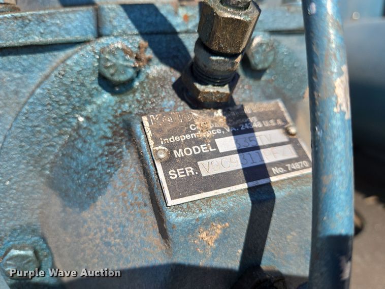 image for item EN8744 Kellogg American 335TV air compressor