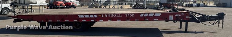 image for item EQ1200 2008 Landoll 345D tilt deck equipment trailer