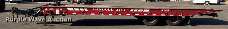 image for item EQ1200 2008 Landoll 345D tilt deck equipment trailer