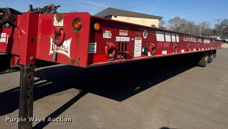 image for item EQ1200 2008 Landoll 345D tilt deck equipment trailer