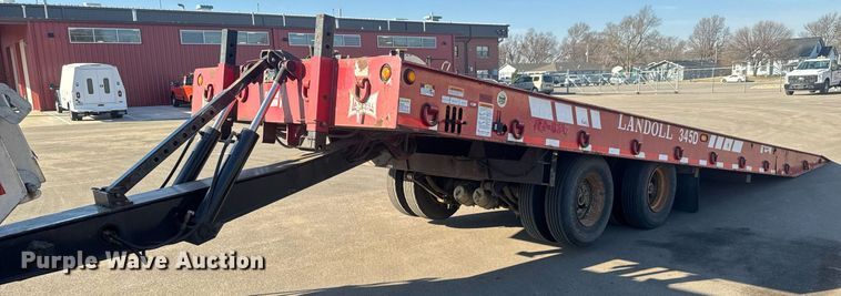 image for item EQ1200 2008 Landoll 345D tilt deck equipment trailer