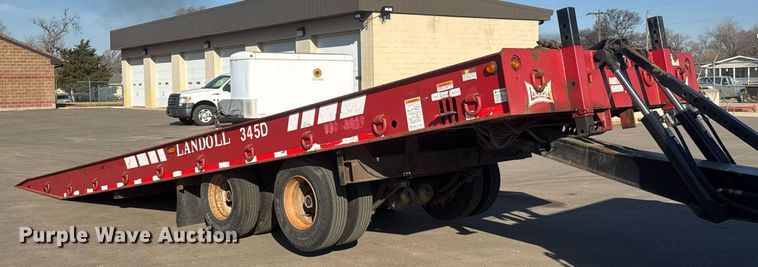 image for item EQ1200 2008 Landoll 345D tilt deck equipment trailer