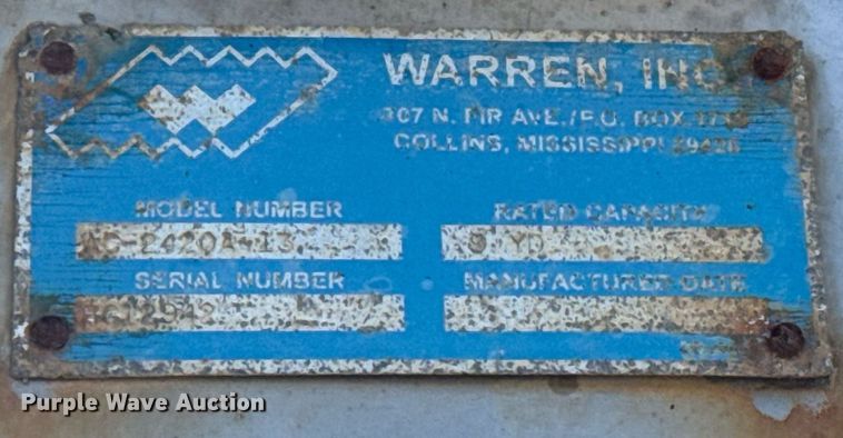 image for item EQ1201 2001 Sterling L7500 dump truck