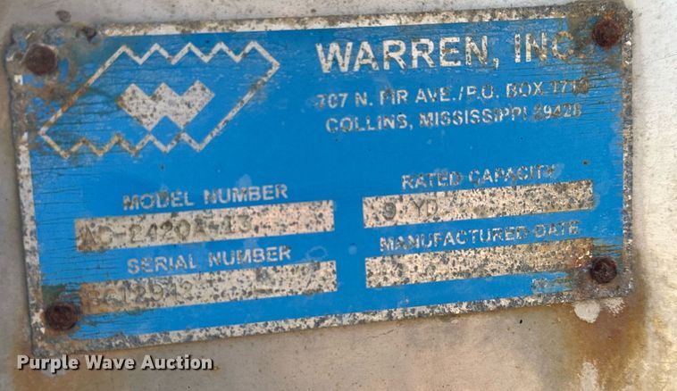 image for item EQ1201 2001 Sterling L7500 dump truck