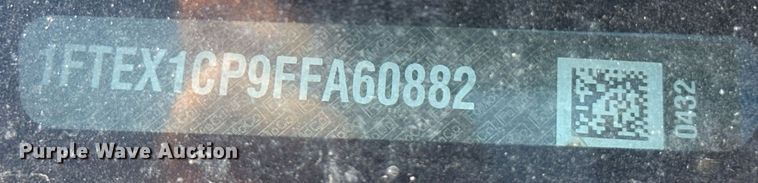 image for item ER8846 2015 Ford F150 SuperCab pickup truck